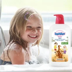 Shampoo, Duschgel und Badeschaum für Kinder 3 in 1