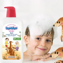 Shampoo, Duschgel und Badeschaum für Kinder 3 in 1