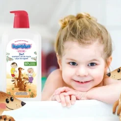 Shampoo, Duschgel und Badeschaum für Kinder 3 in 1