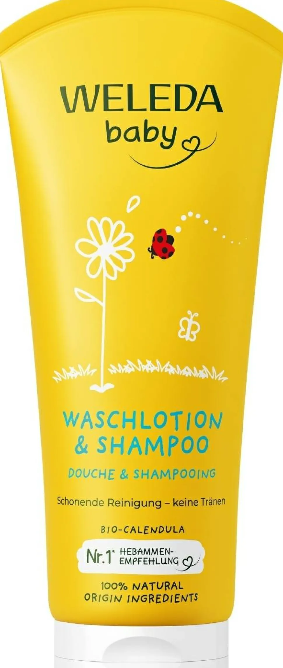 Shampoo und Duschgel mit Ringelblume für Babys und Kinder