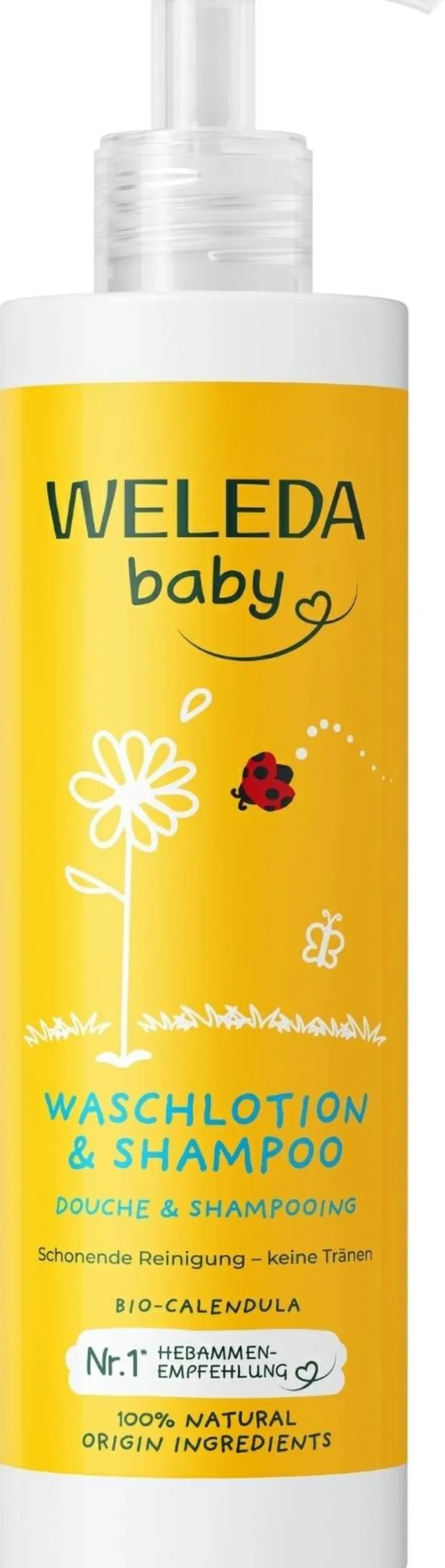 Shampoo und Duschgel mit Ringelblume für Babys und Kinder
