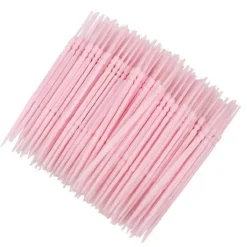Silikon-Zwischenraumbürsten, beidseitig, rosa, 200 Stk.