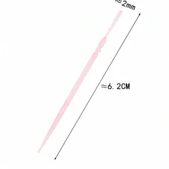 Silikon-Zwischenraumbürsten, beidseitig, rosa, 200 Stk.