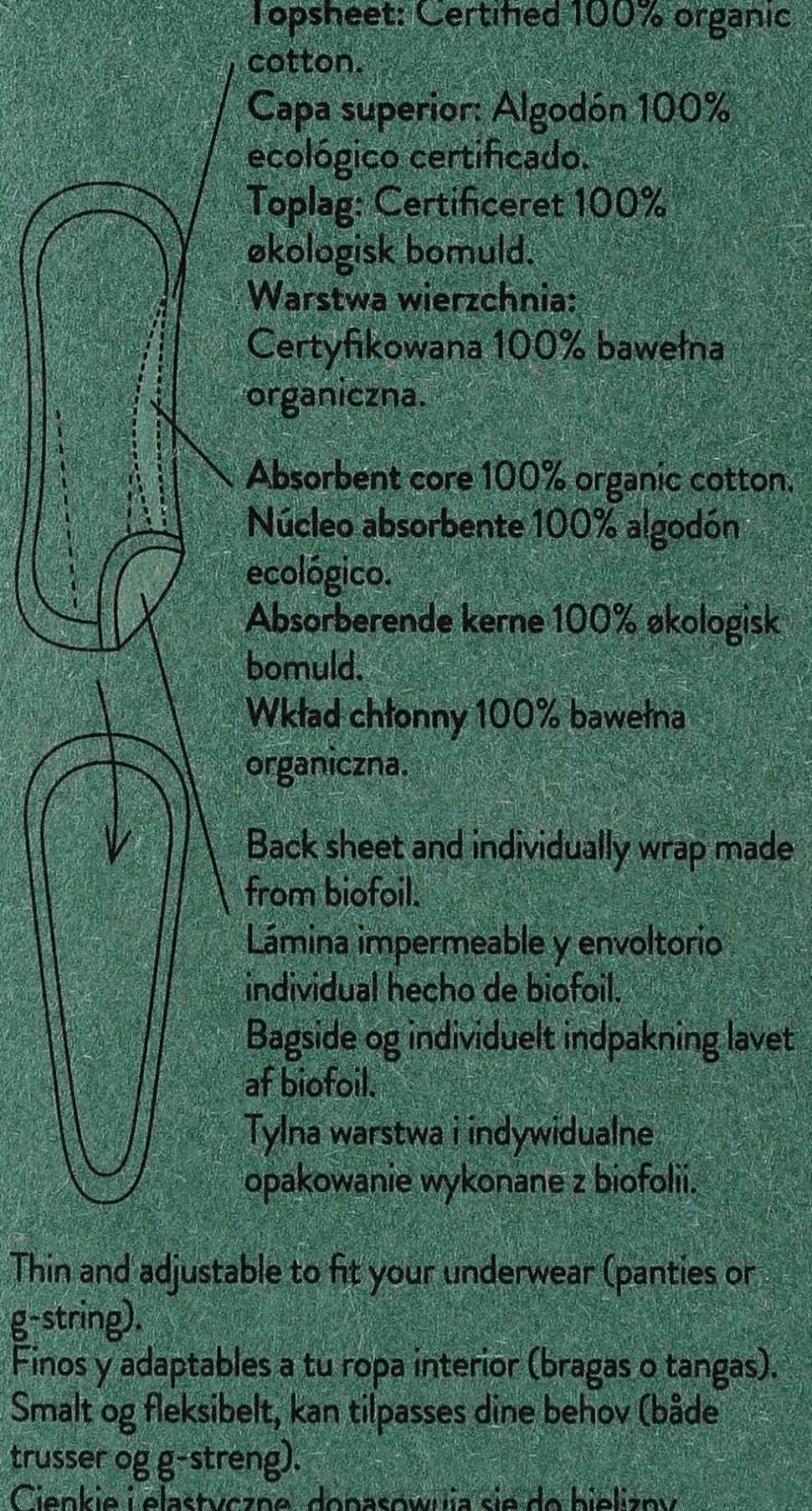 Slipeinlagen aus Bio-Baumwolle 24 St.