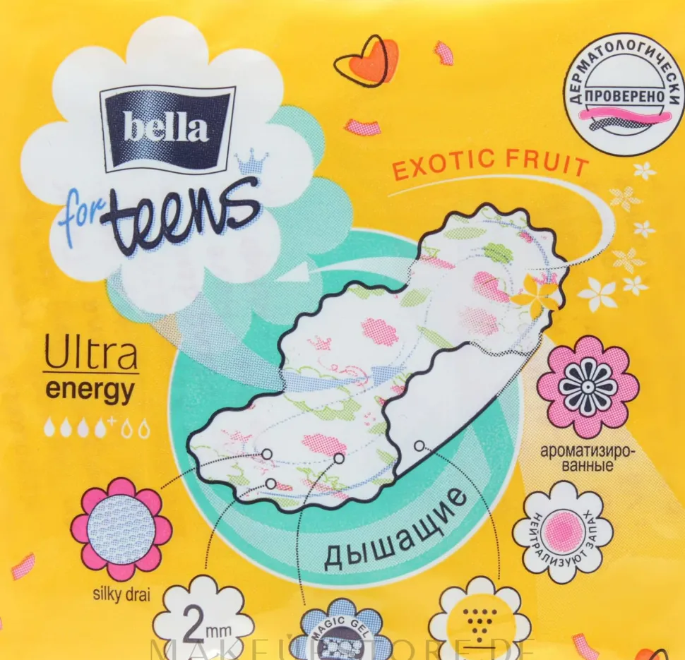 Slipeinlagen For Teens Ultra Energy 10 St.