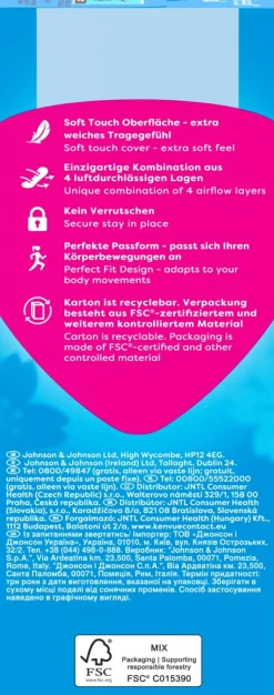 Slipeinlagen mit Baumwollextrakt und Aloe Vera 20 St.
