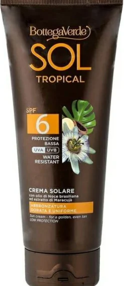 Sonnencreme mit brasilianischem Nussöl und Passionsfruchtextrakt