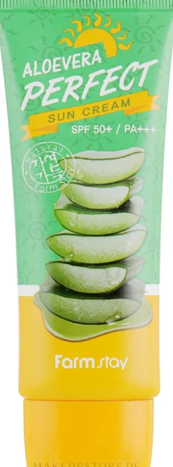 Sonnenschutzcreme mit Aloe SPF50+