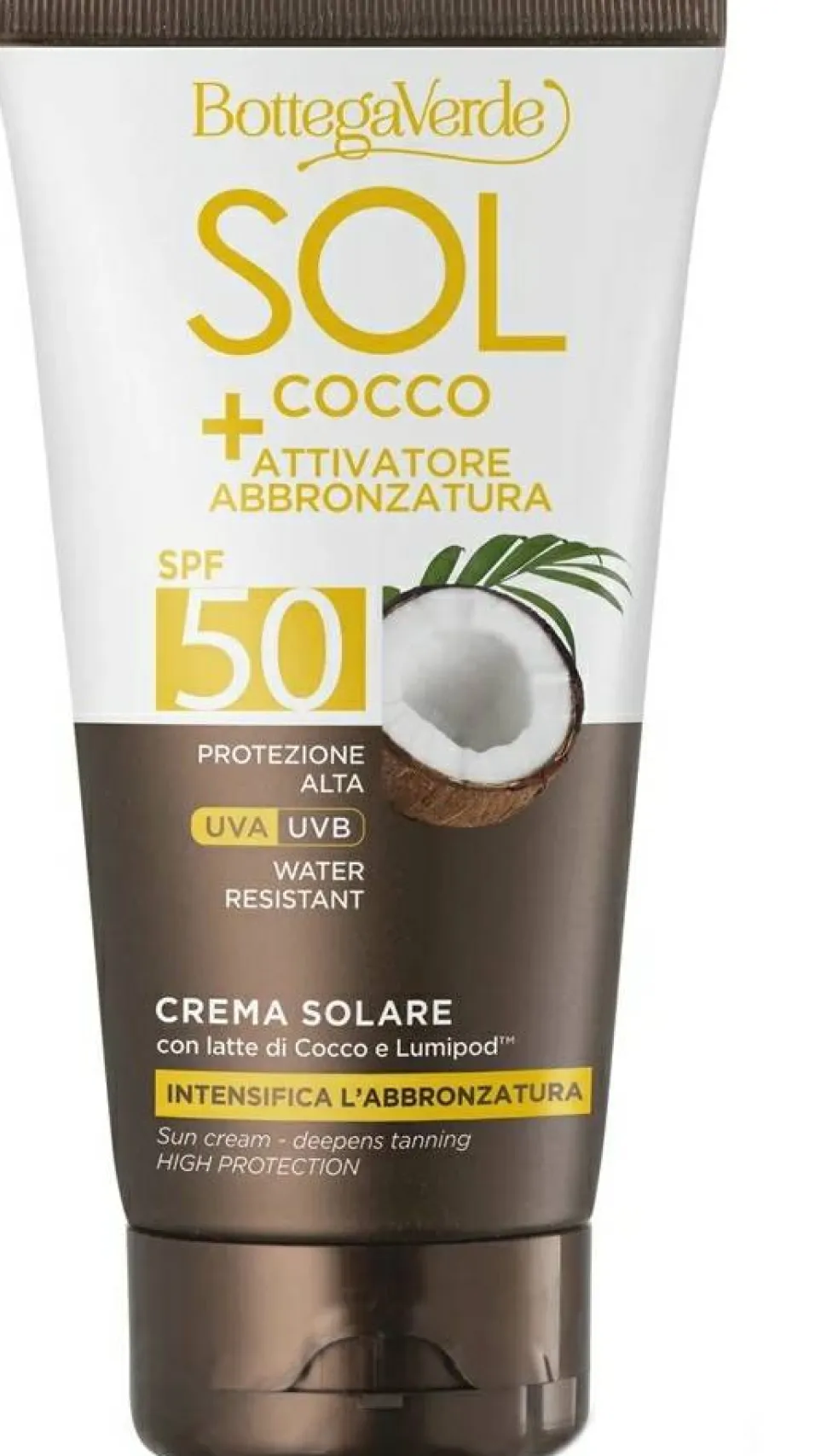 Sonnenschutzcreme mit Bräunungsaktivator