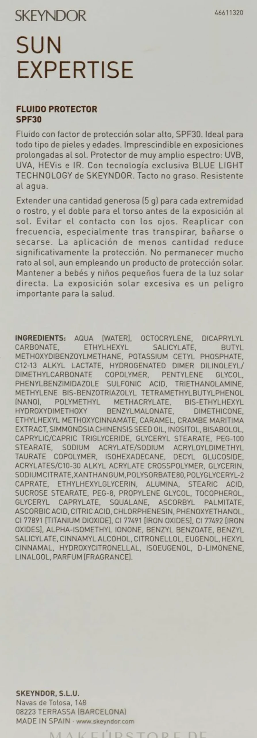 Sonnenschutzfluid für Gesicht und Körper SPF 30