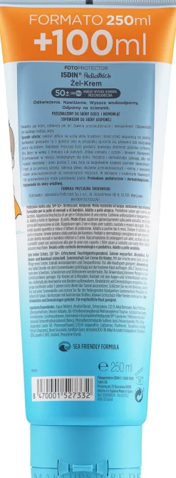 Sonnenschutzgel für Kinder für atopische Haut SPF50+