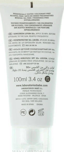 Sonnenschutzlotion für KInder SPF 50+