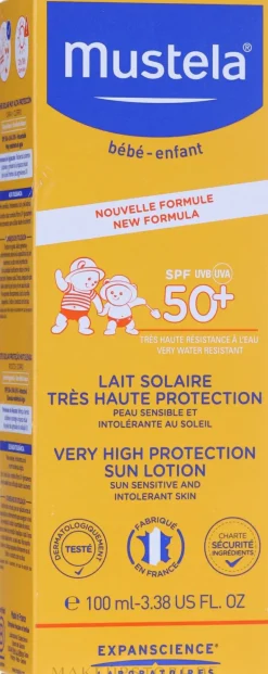 Sonnenschutzlotion für Kinder und Babys SPF 50+