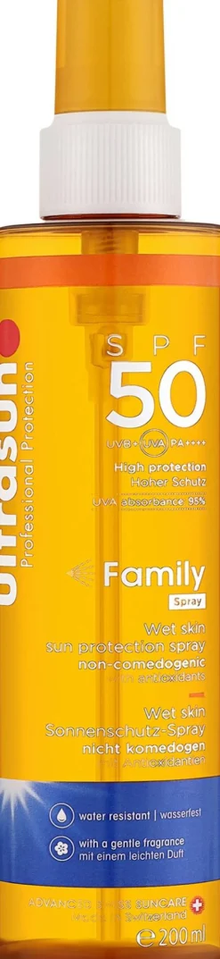 Sonnenschutzspray für die ganze Familie SPF 50