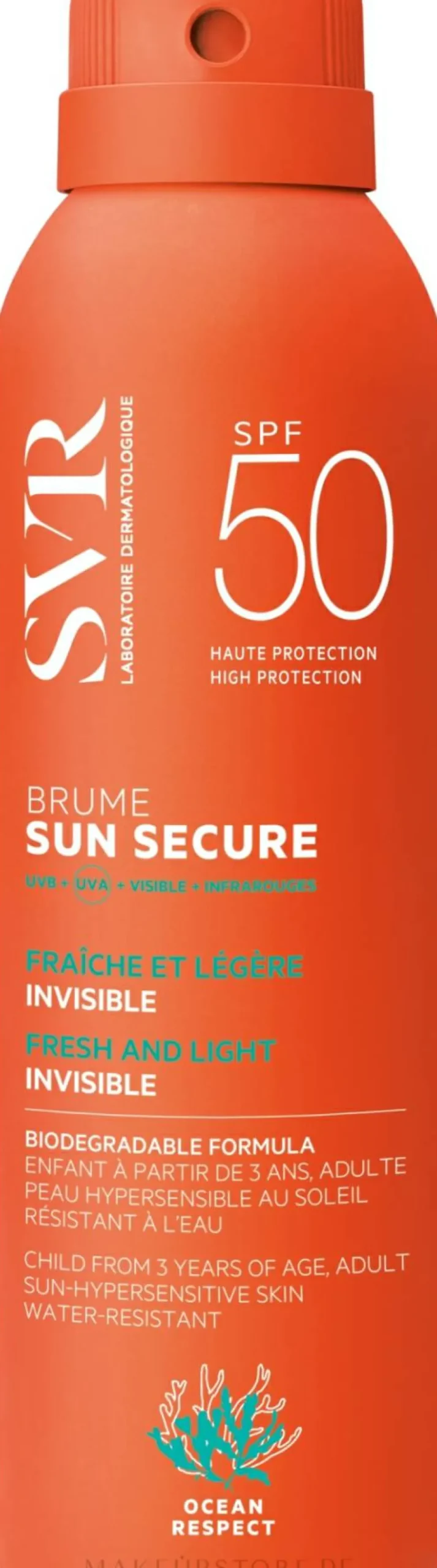 Sonnenschutzspray für Kinder und Erwachsene SPF 50