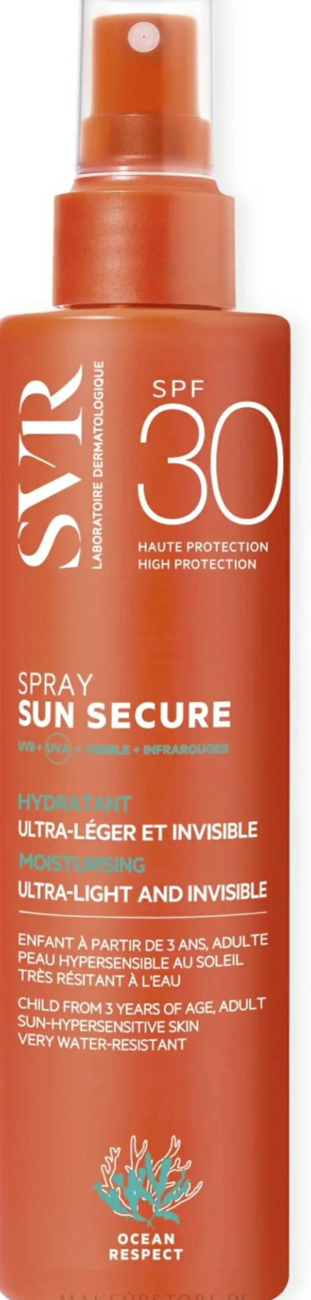 Sonnenschutzspray-Milch für Gesicht und Körper SPF 30