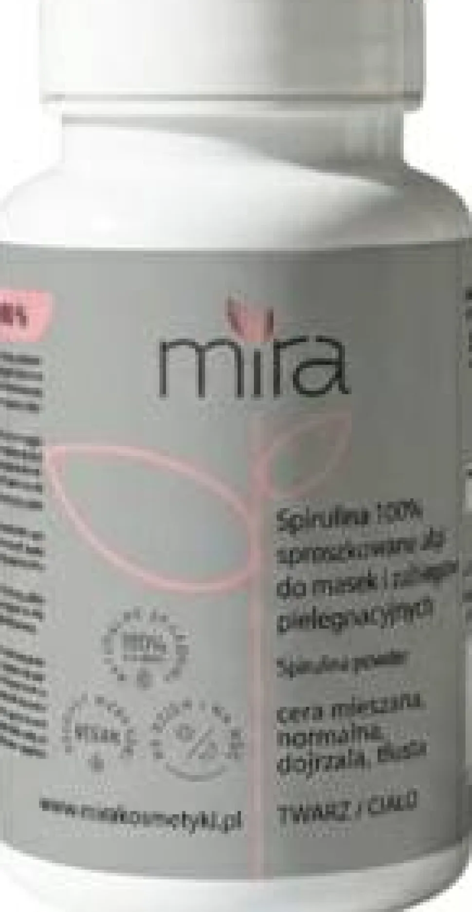 Spirulina-Pulver für Gesichtsmasken