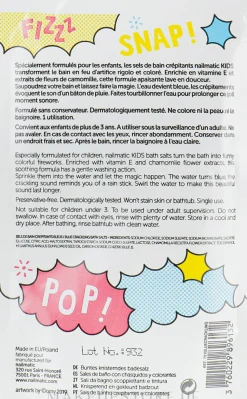 Sprudelndes farbiges Badesalz
