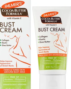 Straffende Brustcreme mit Kollagen, Elastin und Sheabutter