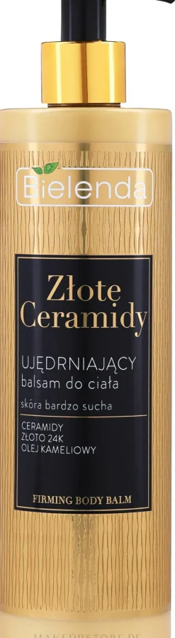 Straffende Körperlotion mit Ceramiden, 24K Gold und Kamelienöl