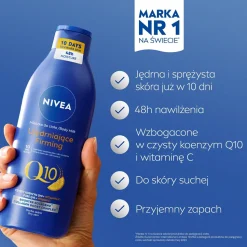 Straffende Körperlotion mit Coenzym Q10 und Vitamin C