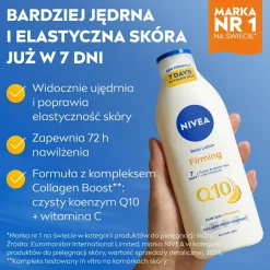 Straffende Körperlotion mit Q10 und Vitamin C