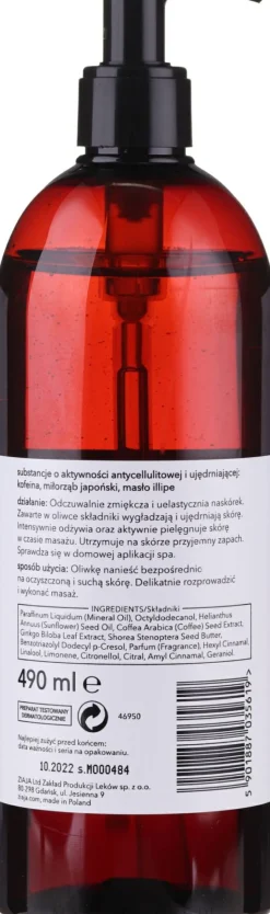 Straffendes Anti-Cellulite Massageöl für den Körper mit Mangoduft