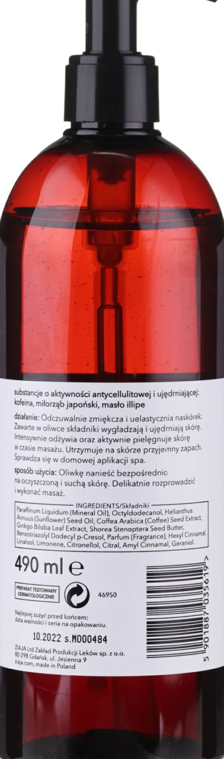 Straffendes Anti-Cellulite Massageöl für den Körper mit Mangoduft