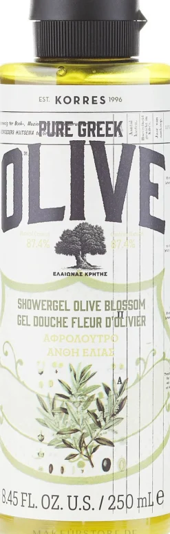 Straffendes Duschgel mit Olivenblattextrakt