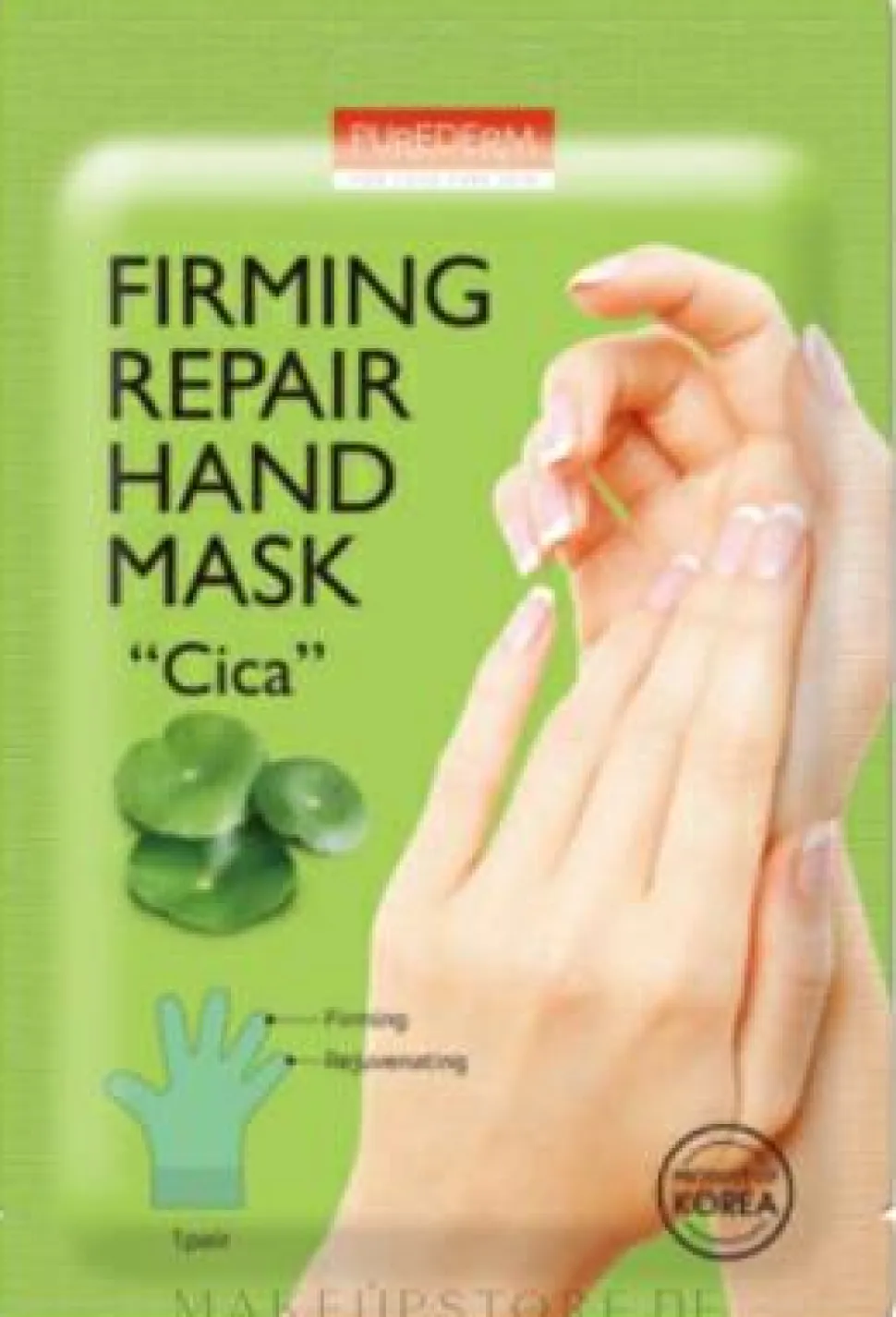 Straffende und regenerierende Handmaske
