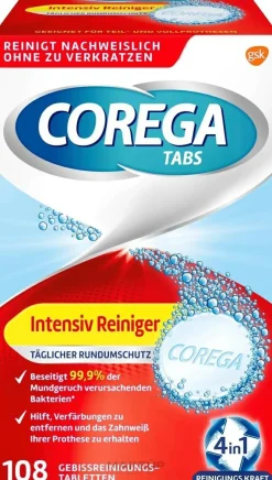 Tabletten 4-in-1 zur Reinigung von Zahnersatz, 108 St.