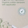 Tampons aus Bio-Baumwolle mit Applikator Super 14 St.