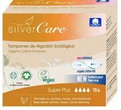 Tampons aus Bio-Baumwolle Super Plus 15 St.