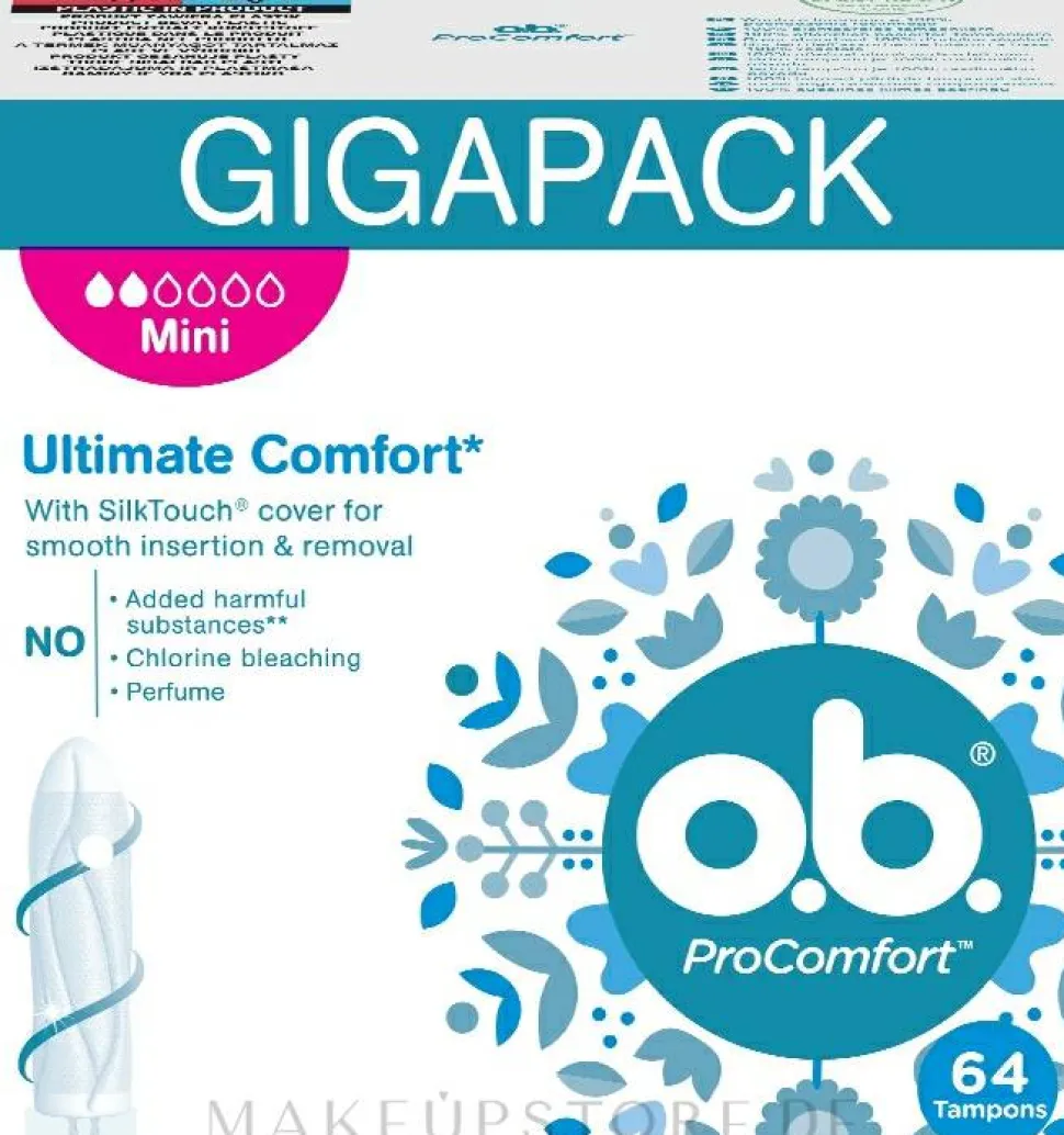 Tampons Mini 64 St.