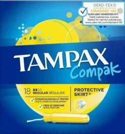 Tampons mit Applikator, 18 St.