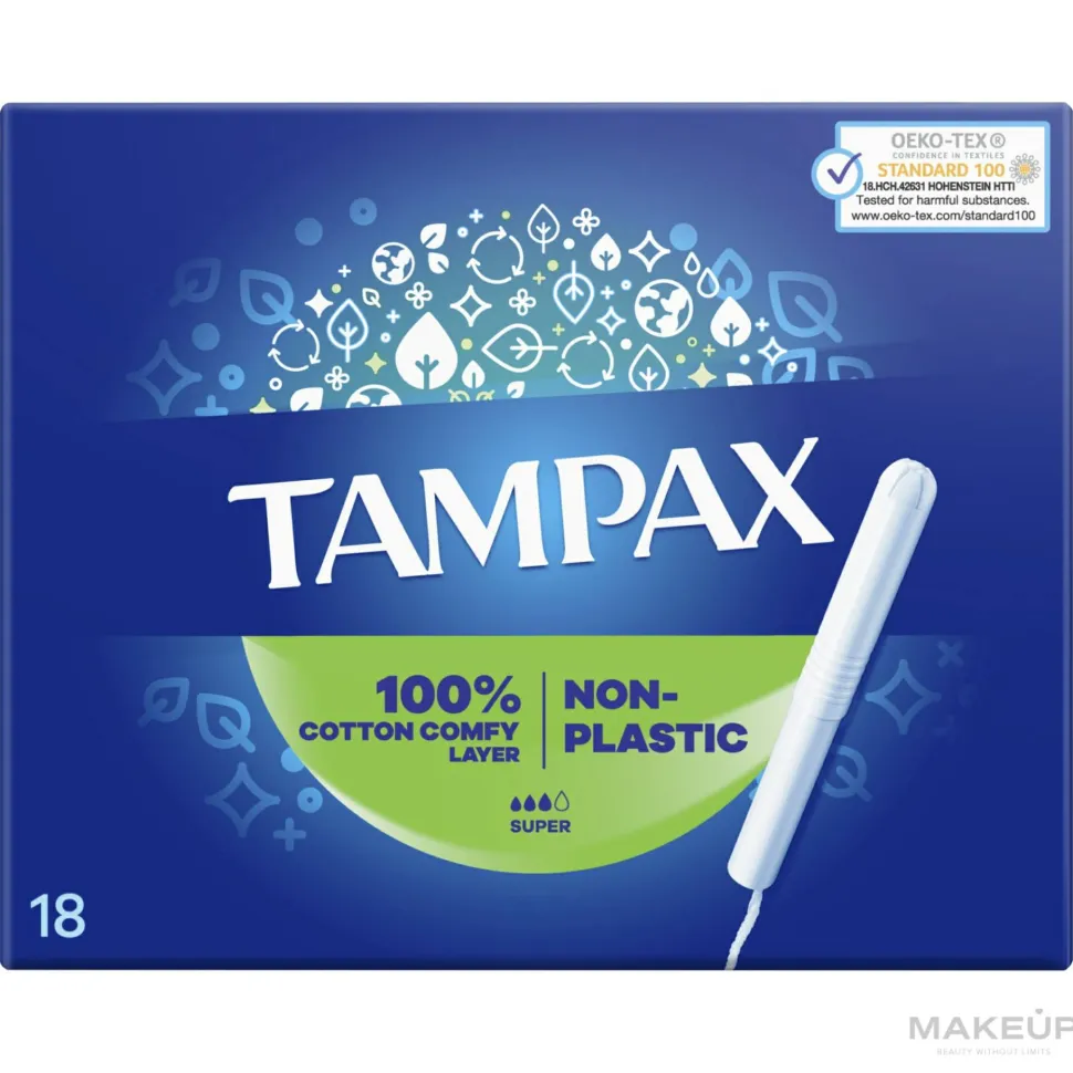 Tampons mit Applikator, 18 Stück