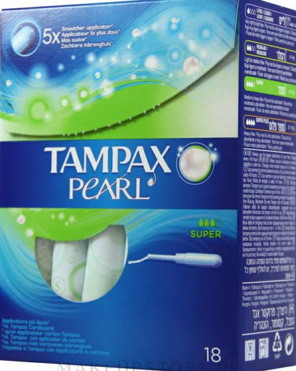 Tampons mit Applikator, 18 Stk