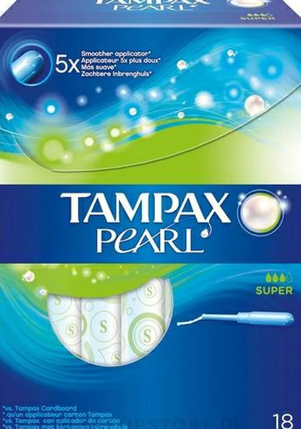 Tampons mit Applikator, 18 Stk