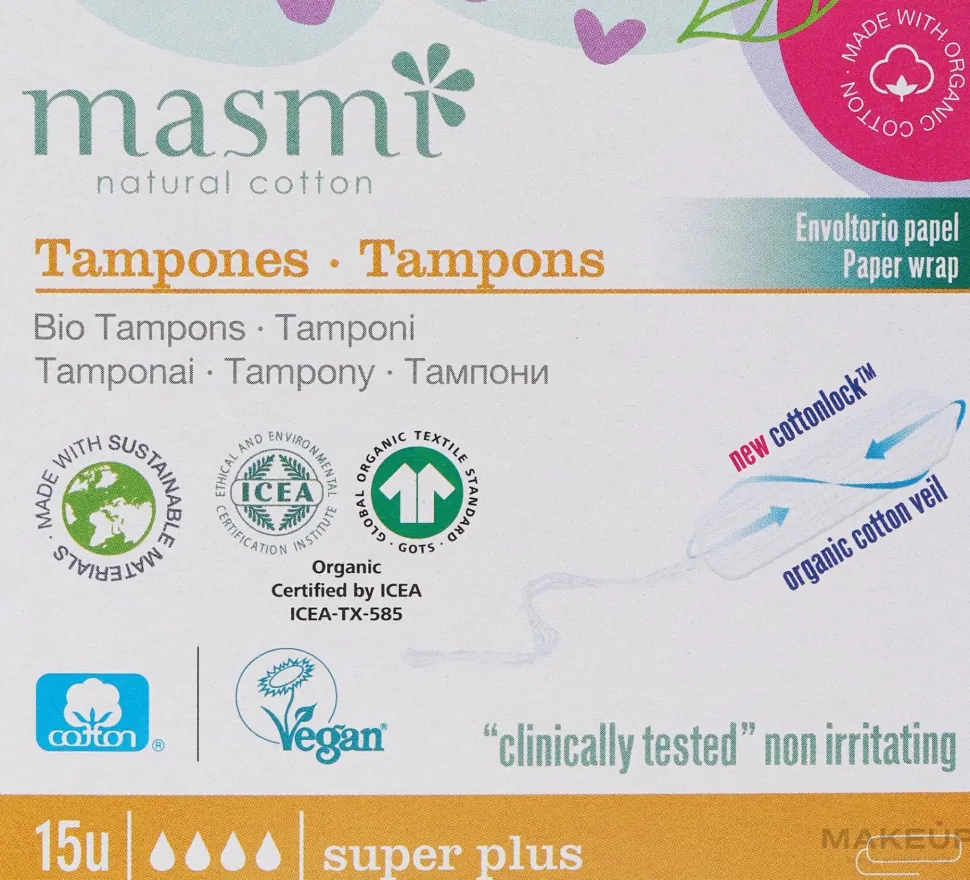Tampons ohne Applikator 15 St.