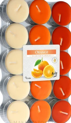 Teekerzen Orange 30 St.