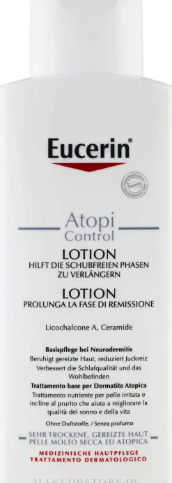 Tägliche Körperlotion mit Licochalcone A und Ceramides für atopische Haut