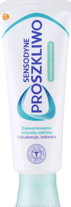 Tägliche Zahnpasta zur Stärkung und Härtung vom Zahnschmelz Pronamel Daily Protection