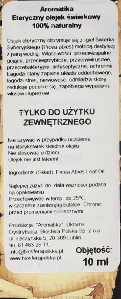 Ätherisches Öl Fichte