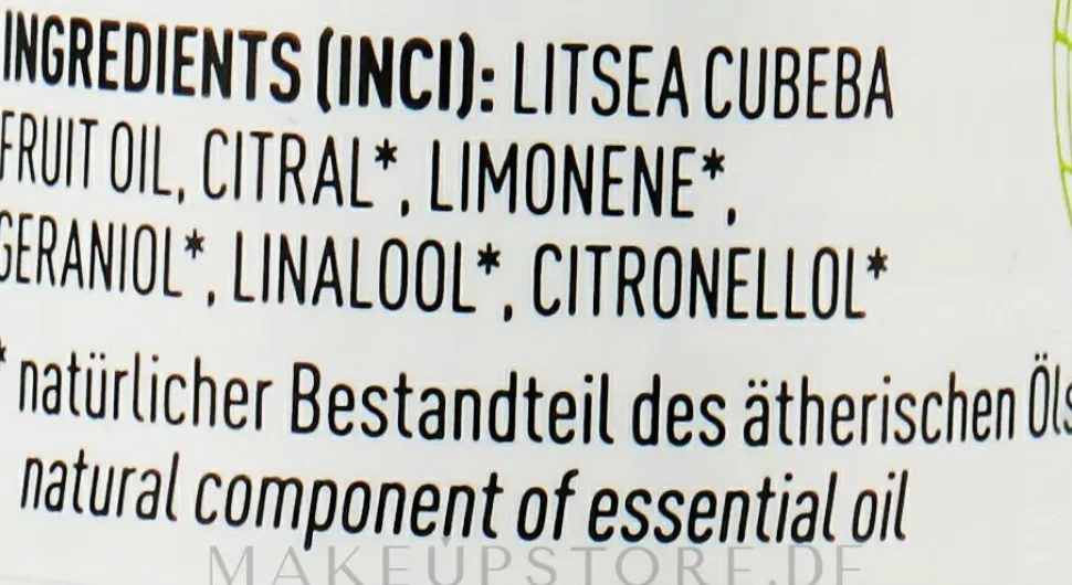 Ätherisches Litsea-Cubeba-Öl