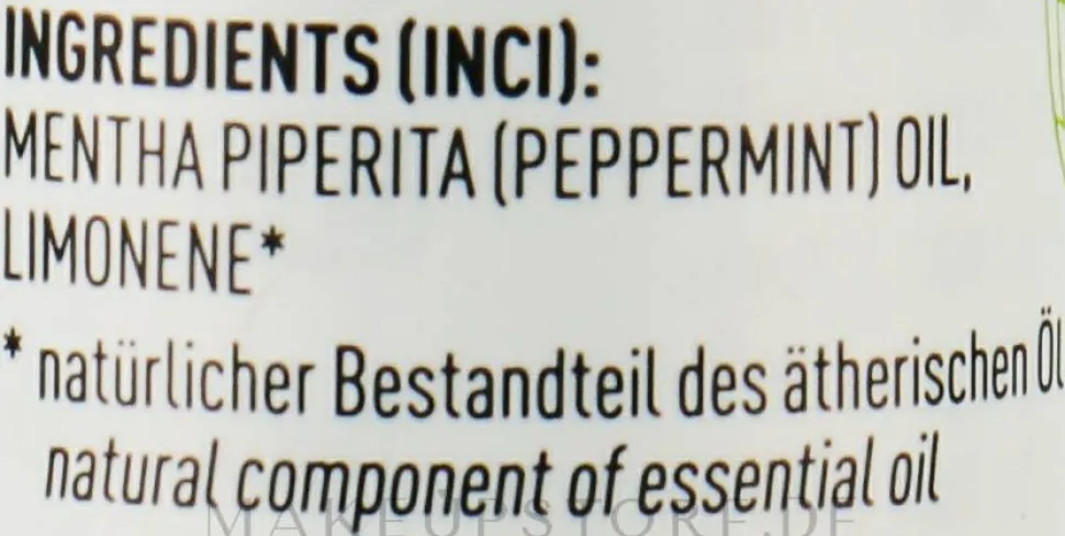 Ätherisches Pfefferminzöl