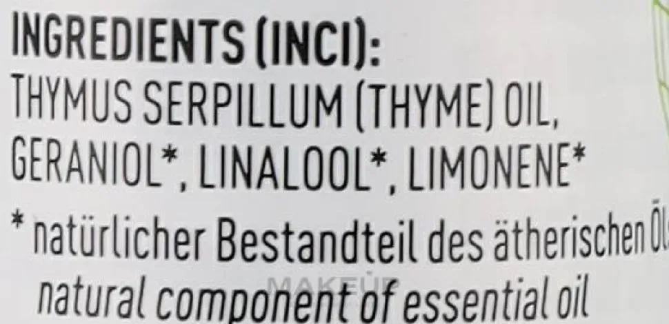 Ätherisches Thymianöl