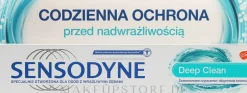 Tiefenreinigende Zahnpasta mit Fluorid für empfindliche Zähne Deep Clean