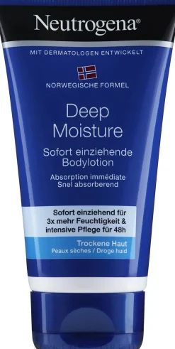 Tief feuchtigkeitsspendende Körperlotion für trockene Haut