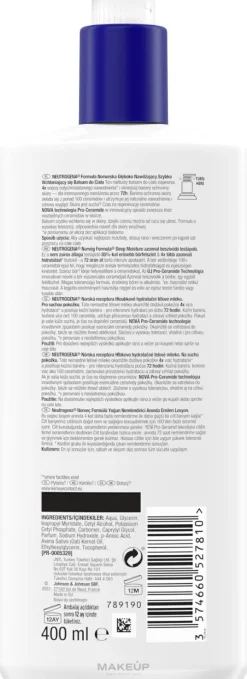 Tief feuchtigkeitsspendende Körperlotion für trockene Haut