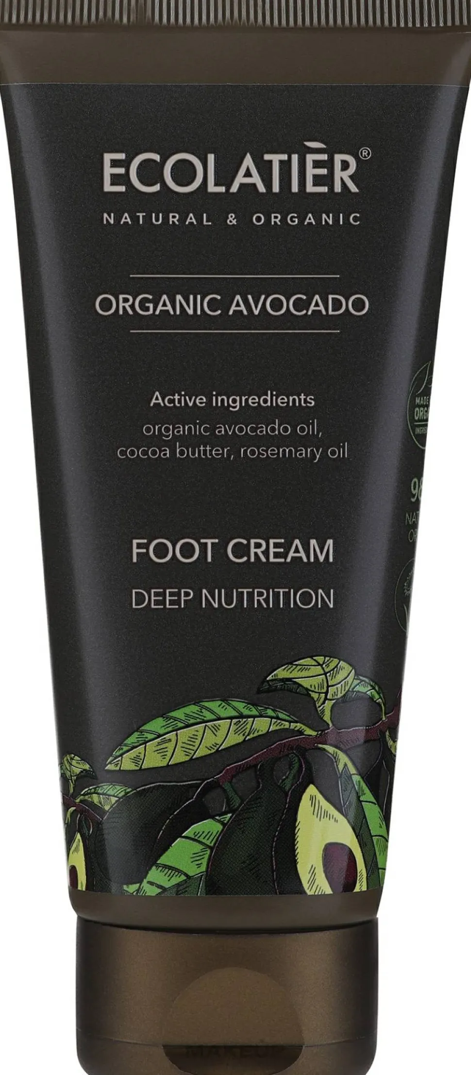 Tief nährende Creme für rissige Fersen mit Bio Avocadoöl, Sheabutter und Avocadoextrakt